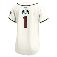 Women's Nike White Arizona Diamondbacks #1 Mom Home Limited Jersey