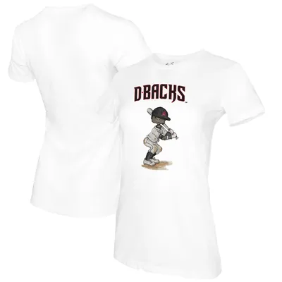 Women's Fanatics Branded Black Arizona Diamondbacks Team Logo Lockup V-Neck  T-Shirt