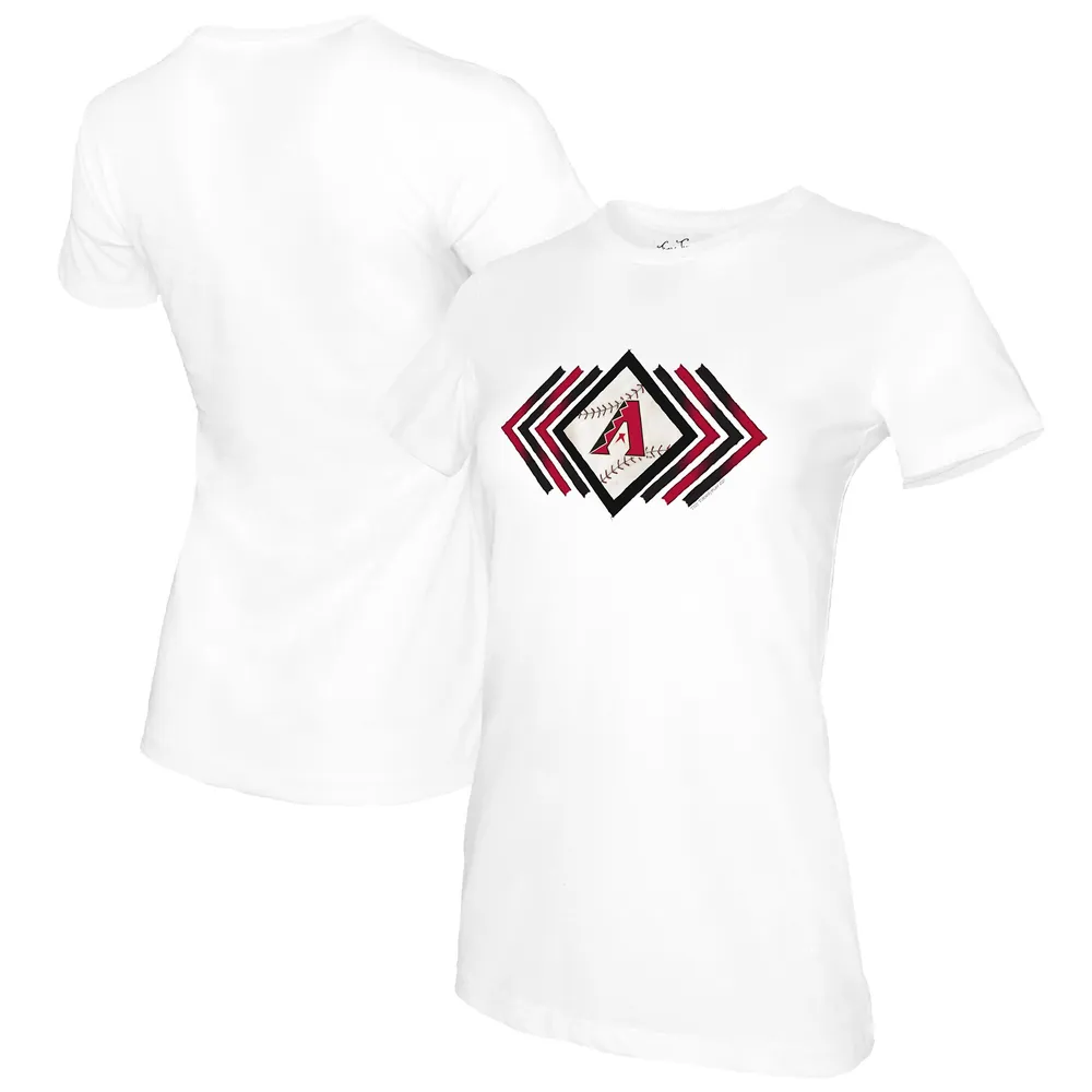 Lids Arizona Diamondbacks Tiny Turnip Women's Prism Arrows T-Shirt - White