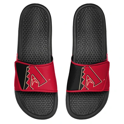 FOCO Arizona Diamondbacks Colorblock Big Logo Legacy Sandales à enfiler pour jeune