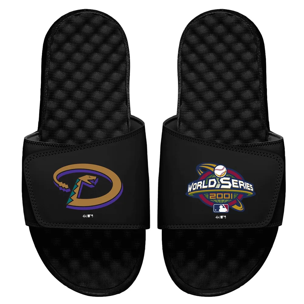 Lids Arizona Diamondbacks ISlide Youth 2001 World Series Champions  Throwback Slide Sandals - Black