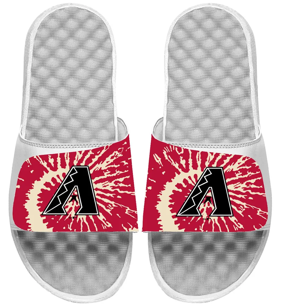Lids Atlanta Braves ISlide Youth Cooperstown Logo Slide Sandals - White