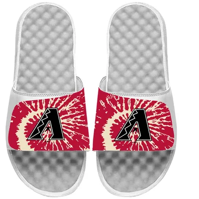 Arizona Diamondbacks ISlide Youth Tie Dye Slide Sandals - White