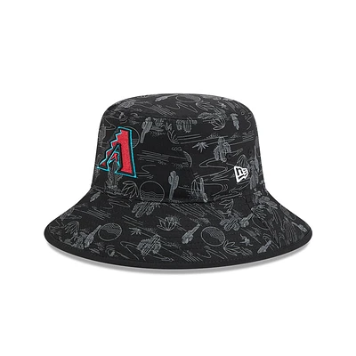 Bob imprimé intégral d'entraînement de printemps 2025 des Arizona Diamondbacks de New Era pour jeunes