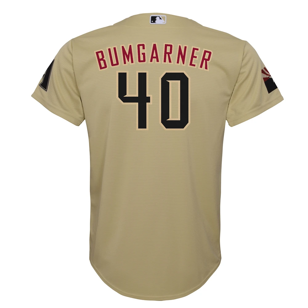 Maillot de joueur réplique Nike Madison Bumgarner Sand Arizona Diamondbacks City Connect pour jeune