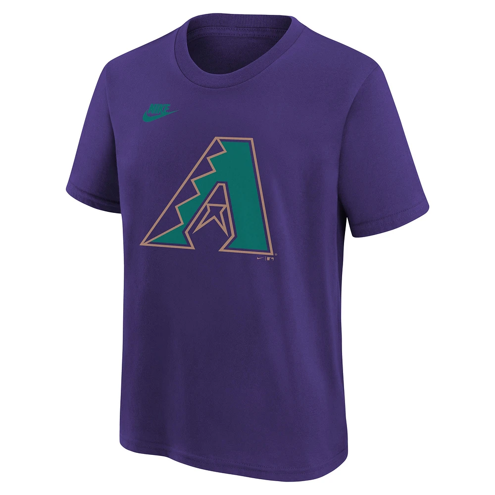 Youth Nike Purple Arizona Diamondbacks Team Logo T-Shirt