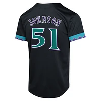 Maillot de joueur Nike Randy Johnson pour jeunes, noir, Arizona Diamondbacks, collection Cooperstown limitée