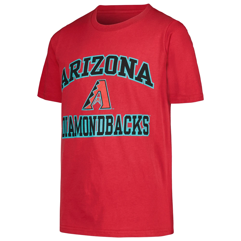 Youth Red Arizona Diamondbacks Heart & Soul T-Shirt