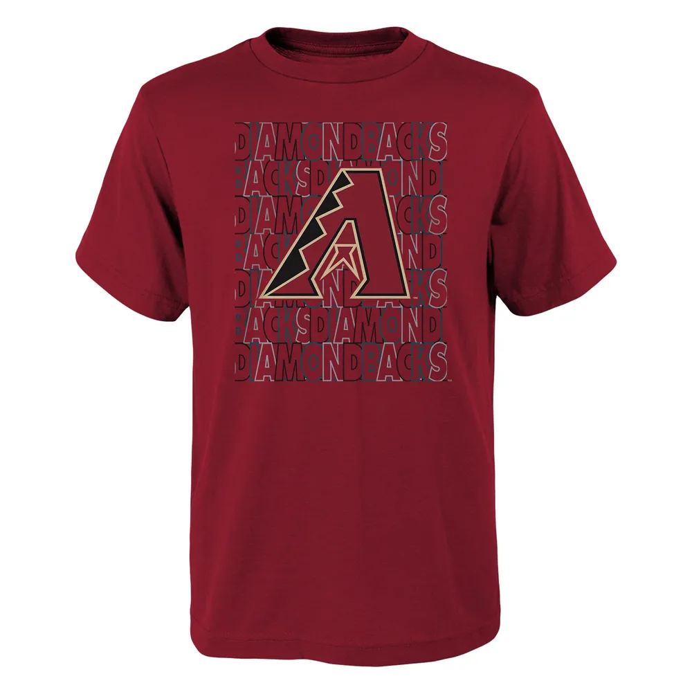 Atlanta Braves Youth Distressed Logo T-Shirt - Red