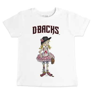 Lids Arizona Diamondbacks Tiny Turnip Women's Baseball Tear T-Shirt - White