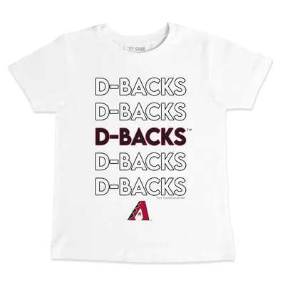 Youth Tiny Turnip White Arizona Diamondbacks Fastball T-Shirt Size: Medium