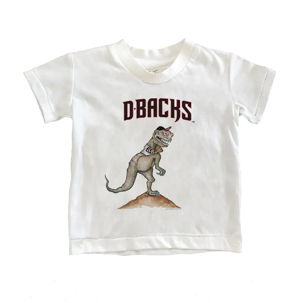 Youth Tiny Turnip White Arizona Diamondbacks Girl Teddy T-Shirt Size: Small