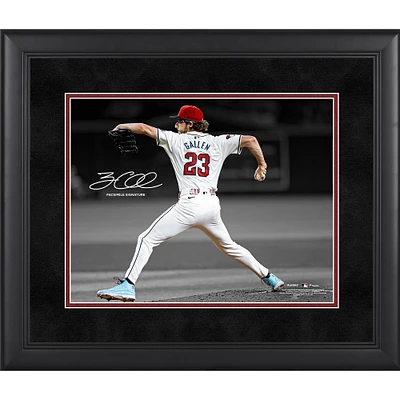 Photographie encadrée de Zac Gallen, Diamondbacks de l'Arizona, 11" x 14"