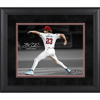 Photographie encadrée de Zac Gallen, Diamondbacks de l'Arizona, 11" x 14"