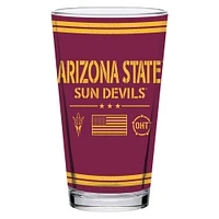 Diables du Soleil de l'État de l'Arizona 16oz. Verre à pinte d’appréciation militaire OHT