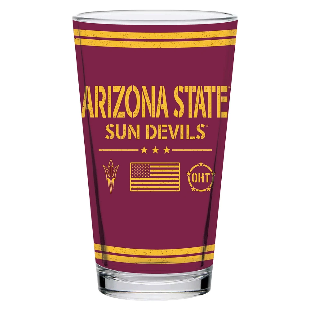 Arizona State Sun Devils 16oz. OHT Military Appreciation Pint Glass