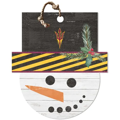 Arizona State Sun Devils 18'' x 20'' Snowman Sign