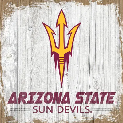 Arizona State Sun Devils 6'' x 6'' Team Logo Block