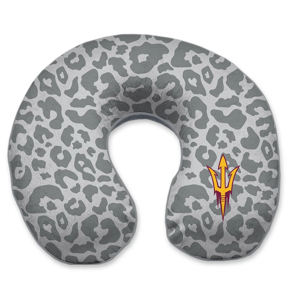 Arizona State Sun Devils Cheetah Print Memory Foam Travel Pillow