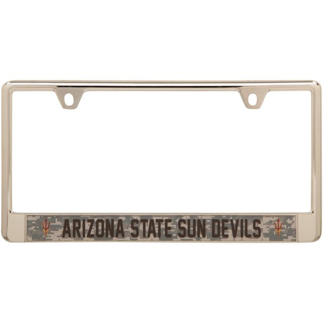 Arizona State Sun Devils Cadre de plaque d'immatriculation en incrustation acrylique camouflage numérique