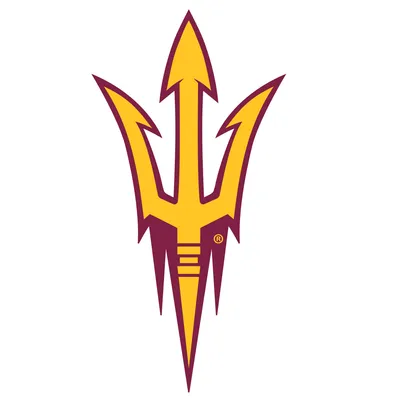 Arizona State Sun Devils 24'' x 24'' Distressed Logo Cutout Sign