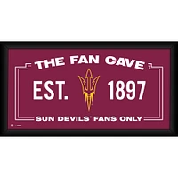 Arizona State Sun Devils Framed 10" x 20" Fan Cave Collage