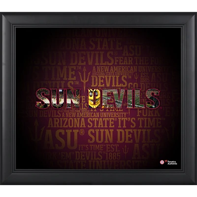 Arizona State Sun Devils Framed 15'' x 17'' Team Heritage Collage