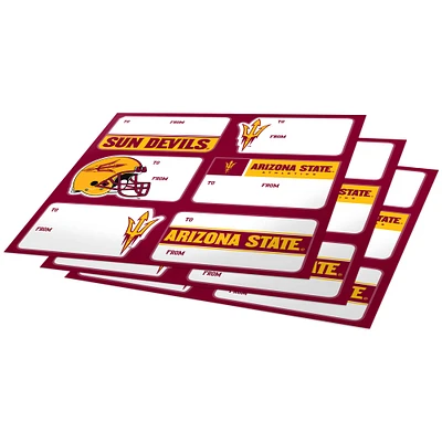 Feuille d'autocollants cadeau Arizona State Sun Devils