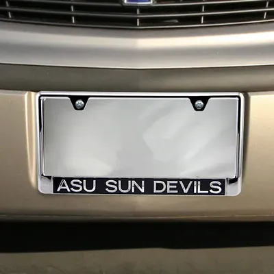 Arizona State Sun Devils Glitter License Plate Frame - Black