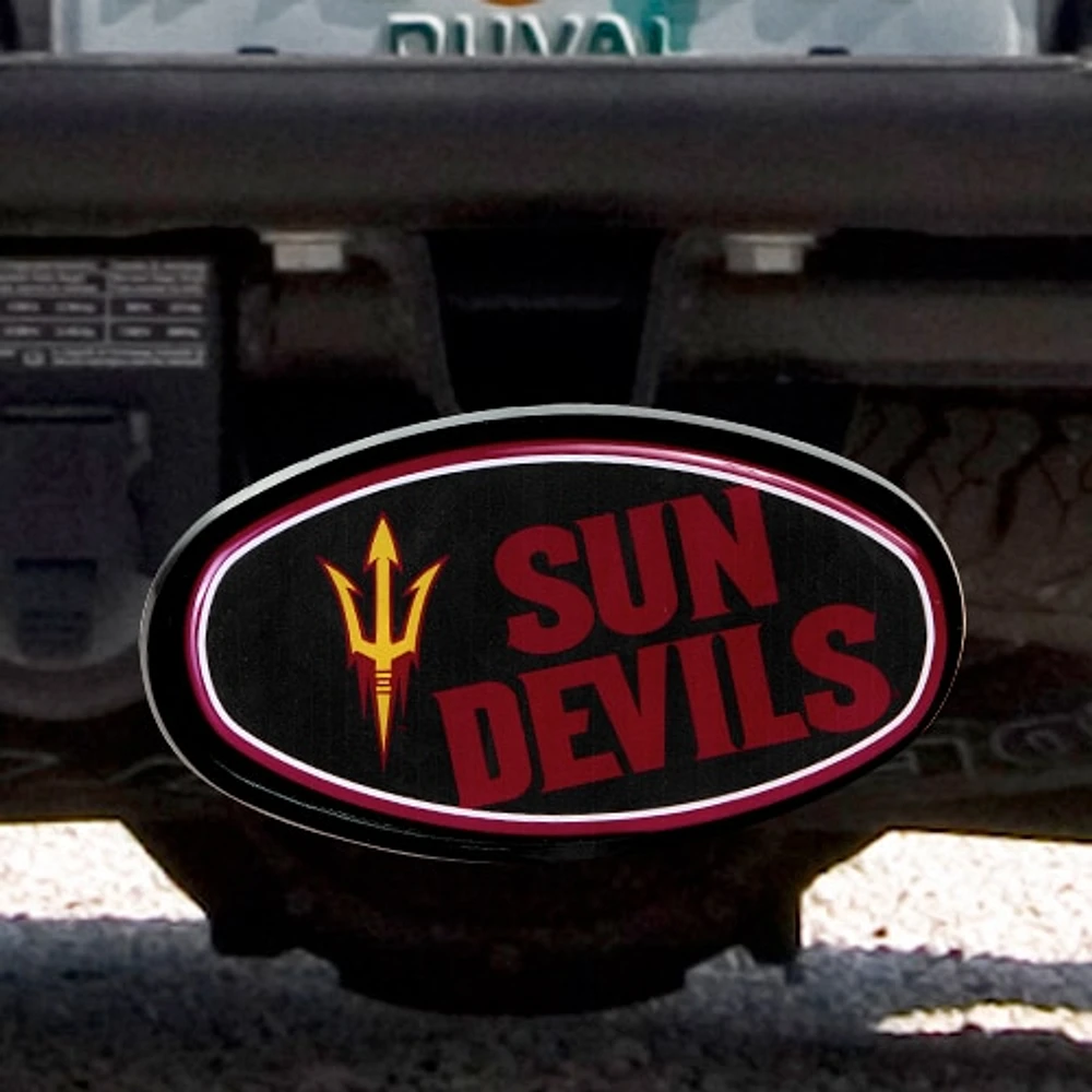 Couvercle de récepteur d'attelage fixe 2" Arizona State Sun Devils Mega Oval