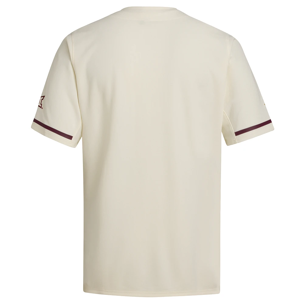 Men's adidas  Cream Arizona State Sun Devils Replica Baseball Jersey