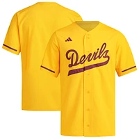 Men's adidas  Gold Arizona State Sun Devils Replica Baseball Jersey