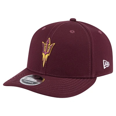 Men's New Era Maroon Arizona State Sun Devils Low Profile 9FIFTY Snapback Hat