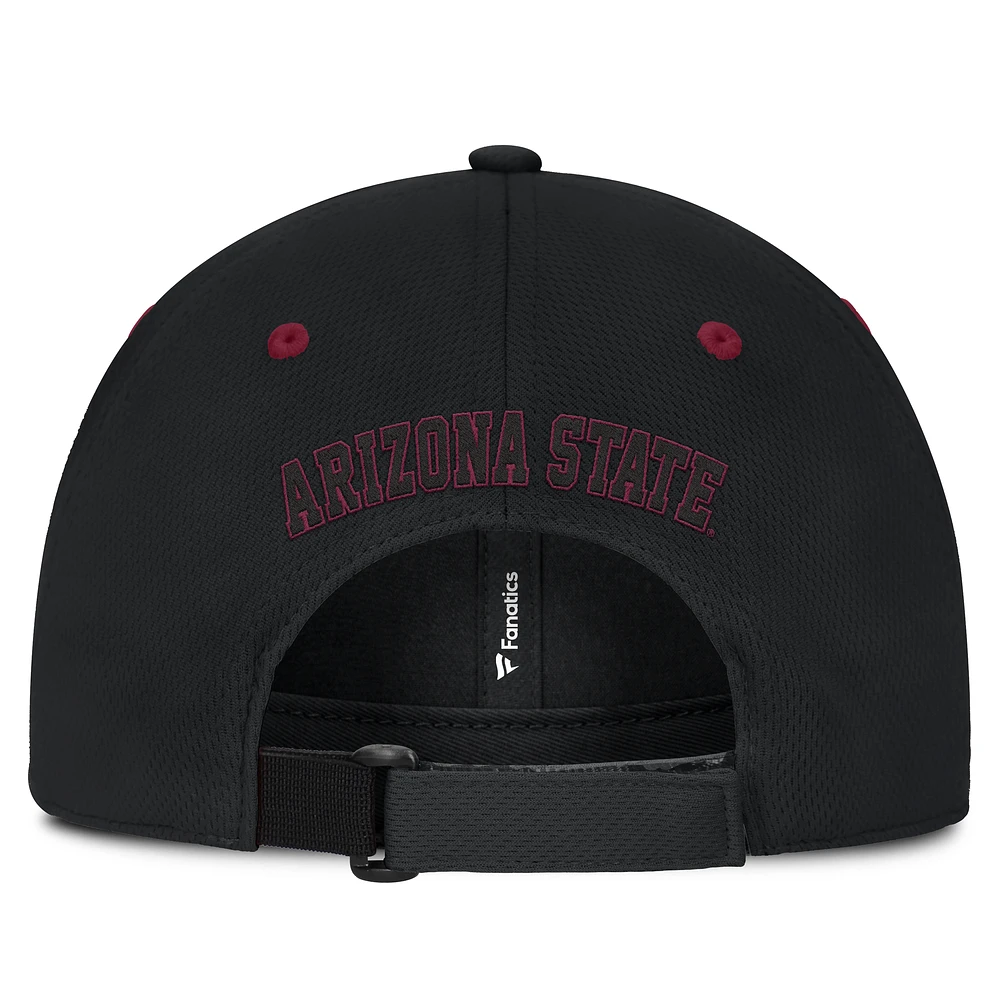 Casquette ajustable Top of the World noire Arizona State Sun Devils pour homme