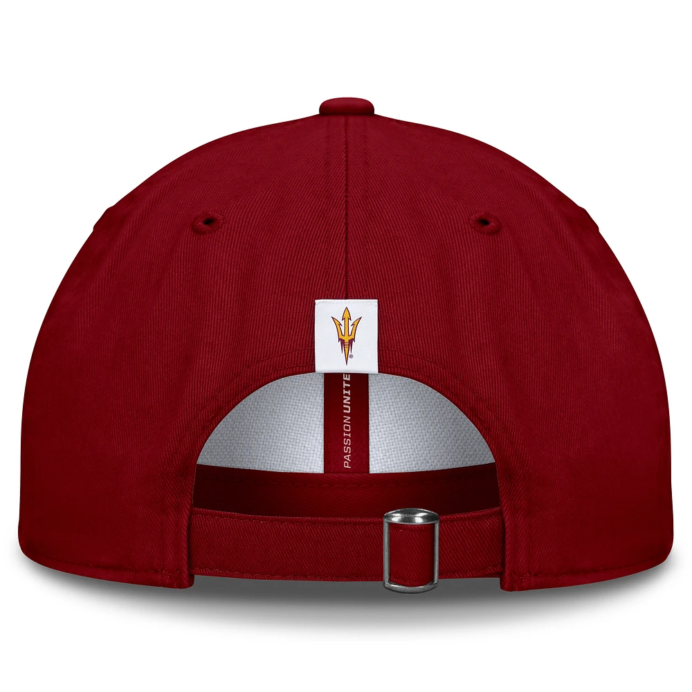 Men's Top of the World  White Arizona State Sun Devils Weston Adjustable Hat