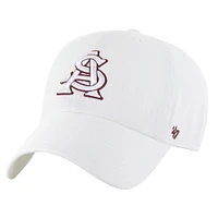 Casquette ajustable '47 Arizona State Sun Devils Clean Up pour homme blanche