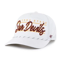 Men's '47 White Arizona State Sun Devils Condor Hitch brrr° Adjustable Hat