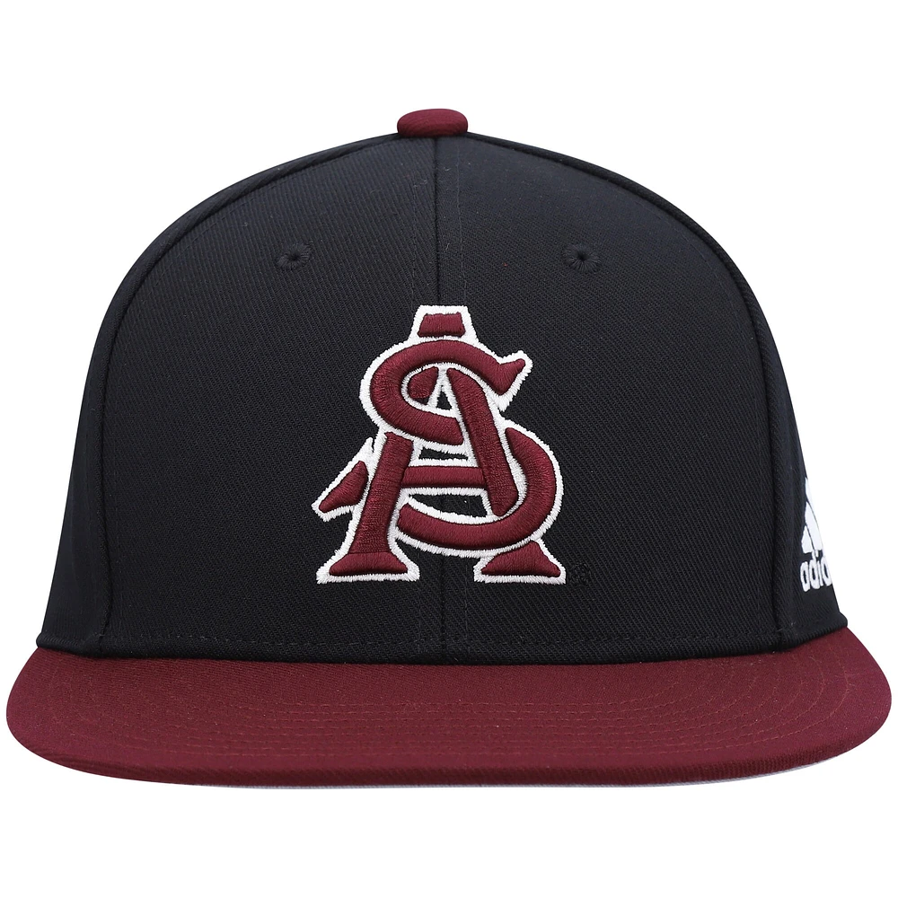 Casquette de baseball ajustée sur le terrain des Sun Devils l'Arizona State adidas pour hommes