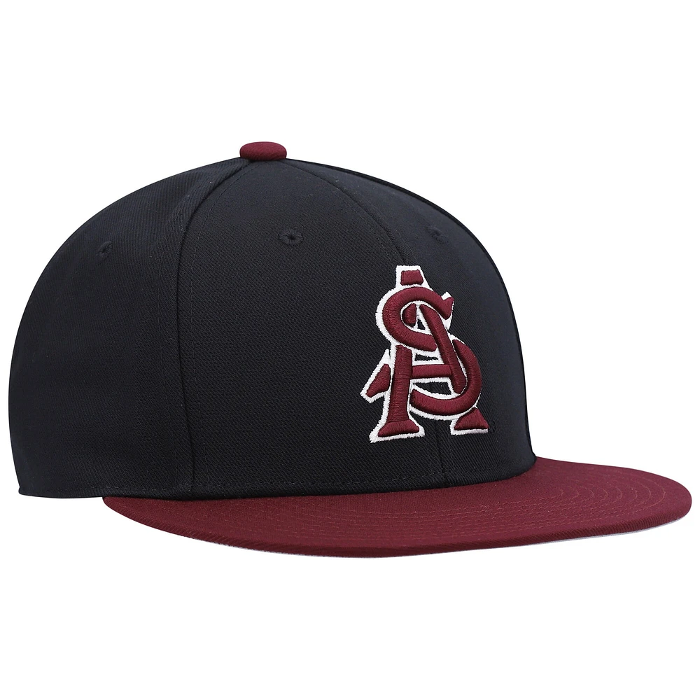 Casquette de baseball ajustée sur le terrain des Sun Devils l'Arizona State adidas pour hommes