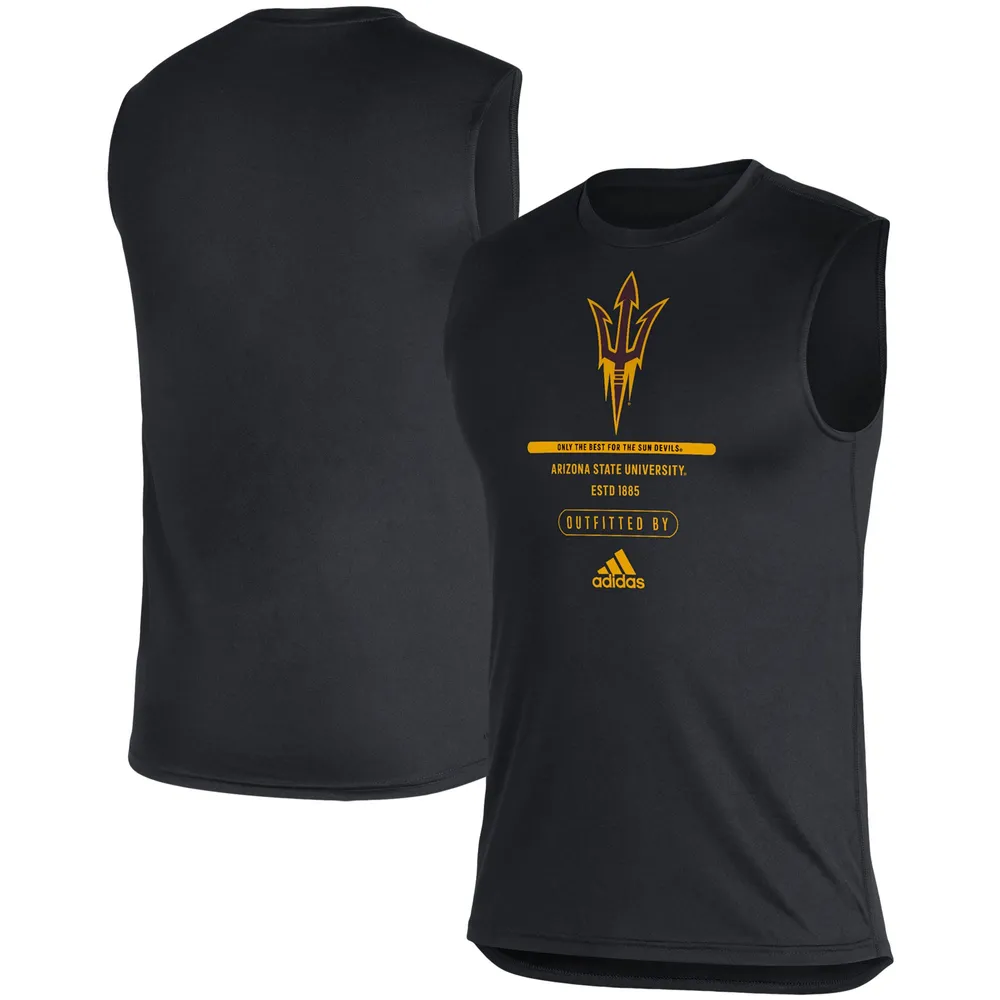 Convertir Respetuoso del medio ambiente Habitual Lids Arizona State Sun Devils adidas Sideline Locker Tag AEROREADY Creator Sleeveless  T-Shirt - Black | Green Tree Mall