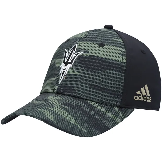 Men's Adidas Camo Kansas Jayhawks Military Appreciation Slouch Primegreen Adjustable Hat