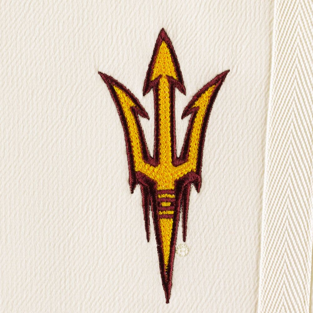 Men's adidas Cream Arizona State Sun Devils Zero Dye AEROREADY Pants