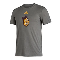 T-shirt tri-mélange classique moderne adidas Arizona State Sun Devils pour homme gris chiné