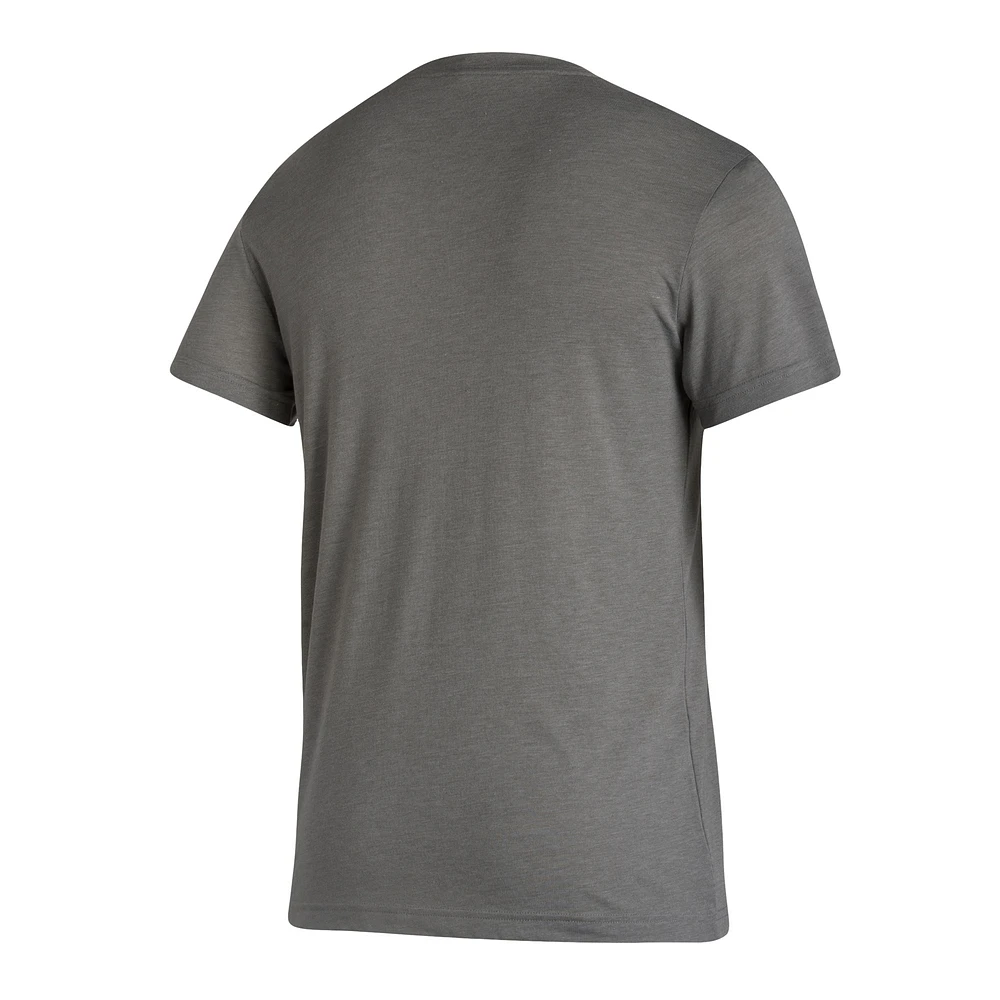 T-shirt tri-mélange classique moderne adidas Arizona State Sun Devils pour homme gris chiné
