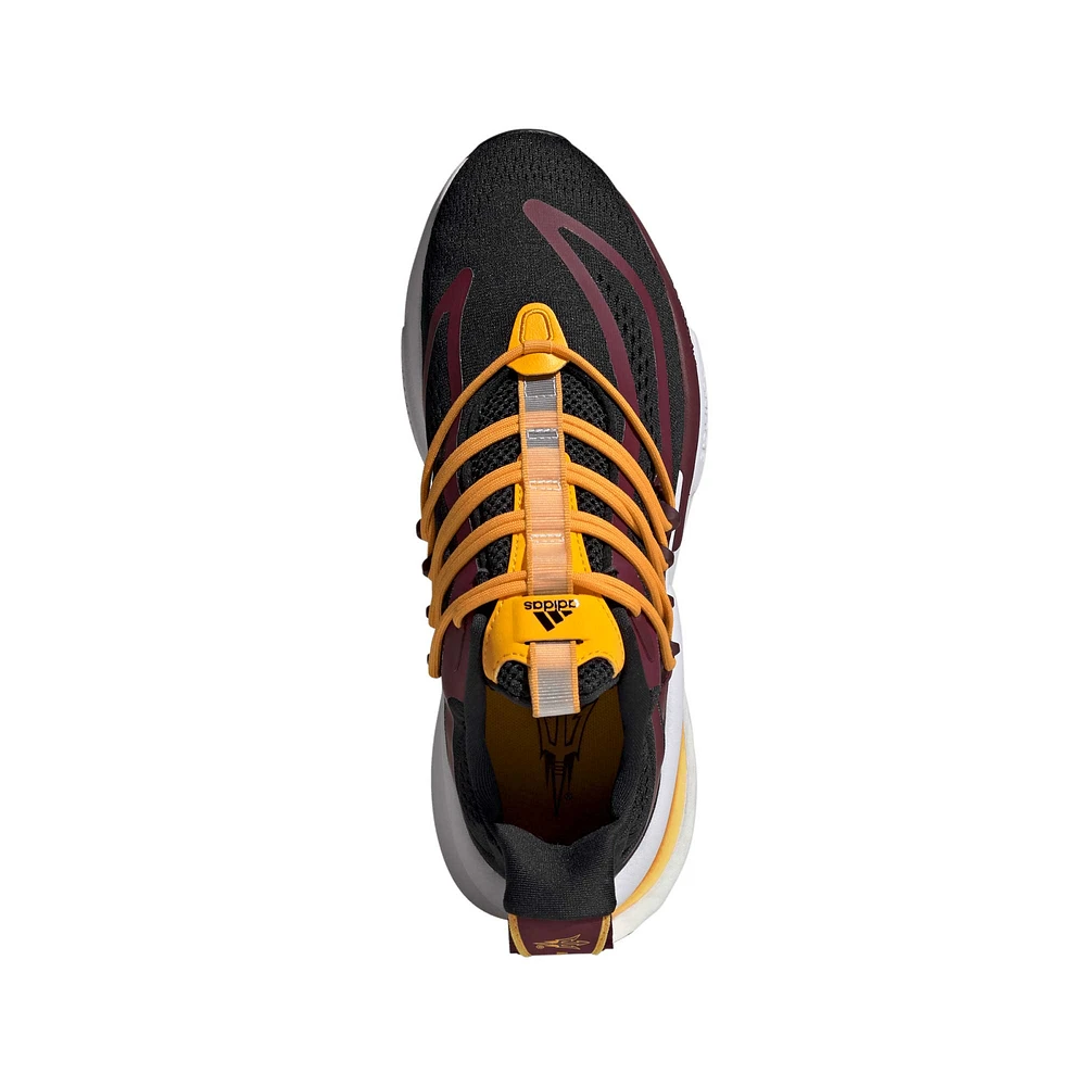 Men's adidas Maroon/Gold Arizona State Sun Devils Alphaboost V1 Sustainable BOOST Shoes