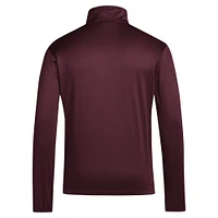 Men's adidas Maroon Arizona State Sun Devils 2024 Coaches Sideline Quarter-Zip Top