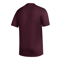 Men's adidas Maroon Arizona State Sun Devils AEROREADY Pregame T-Shirt