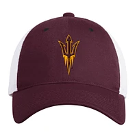 Casquette réglable adidas Maroon Arizona State Sun Devils Mascot Slouch Trucker pour hommes