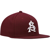 Casquette de baseball ajustée sur le terrain des Sun Devils l'Arizona State adidas marron pour hommes