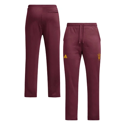 Pantalon adidas AEROREADY à ourlet ouvert pour homme Arizona State Sun Devils Maroon